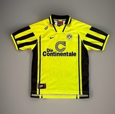 BVB Dortmund Trikot 176 XL 1996/97 neon Borussia 1997 Heim Borussia Shirt Nike