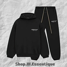 Essentials Fear of God 2024 fw set black xs fast/free shipping available 