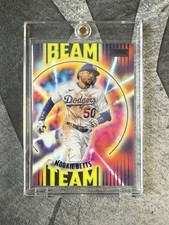 2022 Topps Stadium Club Mookie Betts Beam Team Black /25 Insert BT-16 Dodgers