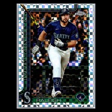 2025 Topps Chrome Update #USC45 Cal Raleigh X-Fractor (Mega Box Exclusive)