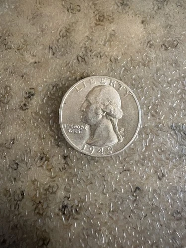 1949 D US Washington Quarter 25c  Unc