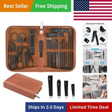 Manicure Set Professional Nail Clipper Kit-26 Pieces Stainless Steel Manicure...