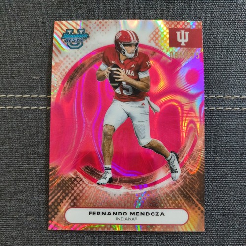 Fernando Mendoza [Pink Lava Refractor] #16 2025 Bowman Best University card