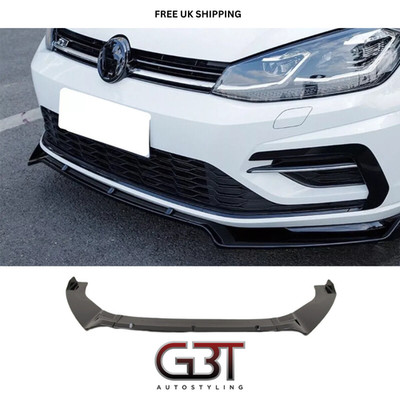 VW Golf MK7 MK7.5 R GTD GTI TSI TDI Frontsplitter Spoiler Lippe Bodykit 2013-20