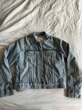 Zara Women Blue Jean Jacket Size S Denim Pock...