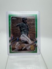 2021 Topps Chrome - Eric Hosmer #112 Green Wave Refractor 95/99