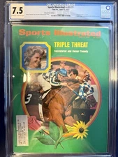 Secretariat 1973 Sports Illustrated Triple Threat GCC Graded 7.5