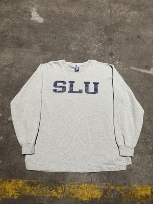 Vintage Champion Sweatshirt Pullover Grey SLU St.Louis University Crewneck