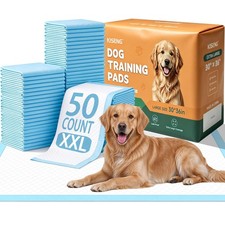 XXL 30"x36" Dog Pee Pads 50 Count Puppy Leak Proof 30 36in-50pcs, Blue