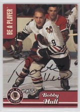 1999-00 ITG Be A Player Memorabilia Retail Auto Bobby Hull #R-1 Auto HOF 4p5