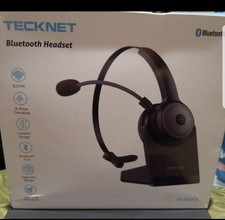 TeckNet Bluetooth 5.0 Wireless Headset TK-HS003 AI Noise Cancelling Microphone