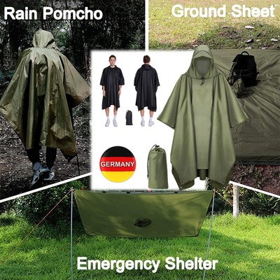 Regenponcho Fahrradponcho Regencape Poncho Regenkleidung unisex wasserdicht NEU.