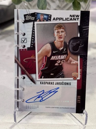 2025-26 Topps - New Applicants Autographs Kasparas Jakucionis #NA-KJ (AU, RC)