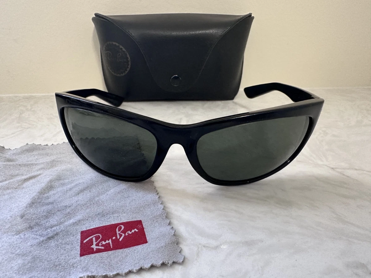 Ray-Ban Wrap Black Vintage Sunglasses for sale | eBay