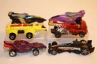 6 Vintage 1970s-2000s Hot Wheels Cars TURBOA / F-RACER / XT-3 / SPACER RACER