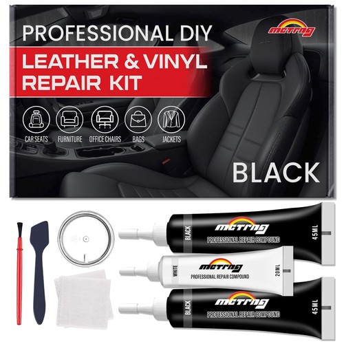 Black Leather Repair Kit for Car Interior, Leather Seat Repair Kit for Cars, ... - Picture 1 of 8