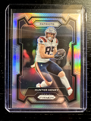 2023 Panini Prizm HUNTER HENRY #201 Silver Prizm PATRIOTS | eBay