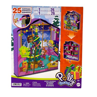 Polly Pocket Advent Calendar Winter House Design Rooms 25