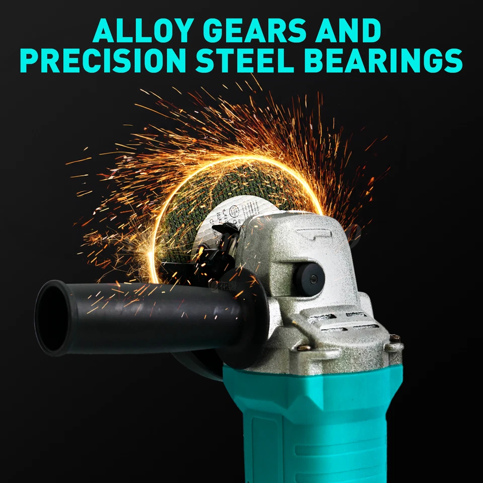 Amoladora angular eléctrica inalámbrica 4-1/2 para batería Makita 21V Max sin escobillas 9000 RPM Foto 3 de 4