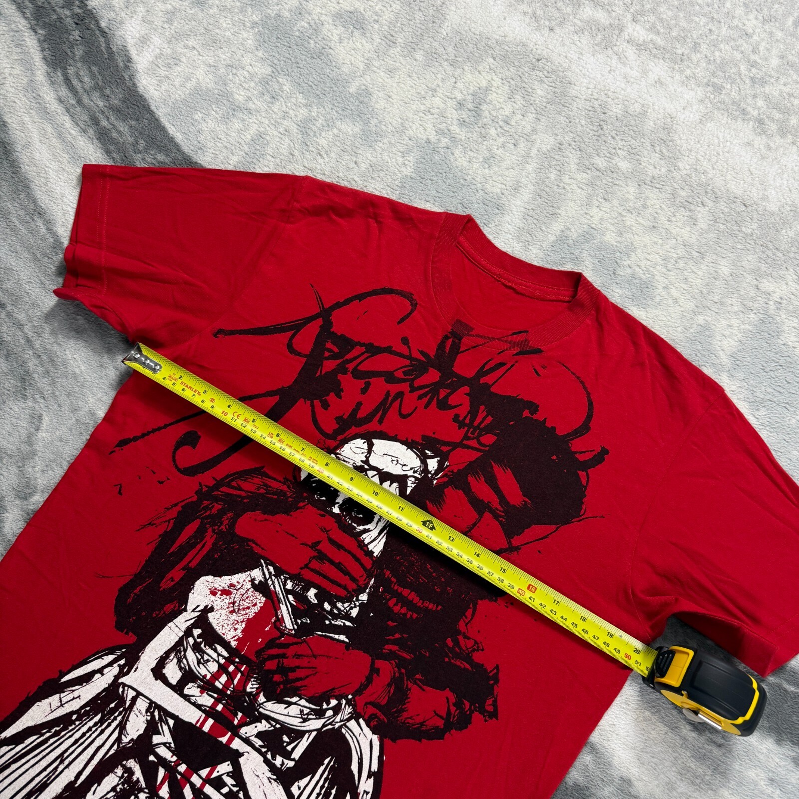 Vintage Bleeding Through Gothic Embrace 2000's Y2K Metal Red Sz Medium T-Shirt image 7