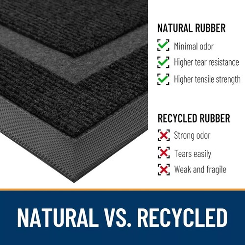 Front Door Mat Indoor Outdoor Entrance Waterproof All Season All Weather Door - Picture 8 of 13
