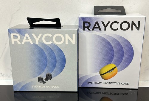 Raycon Everyday Earbuds and Case Brand New Sealed Perfect Condition Black - 第 1/2 張圖片