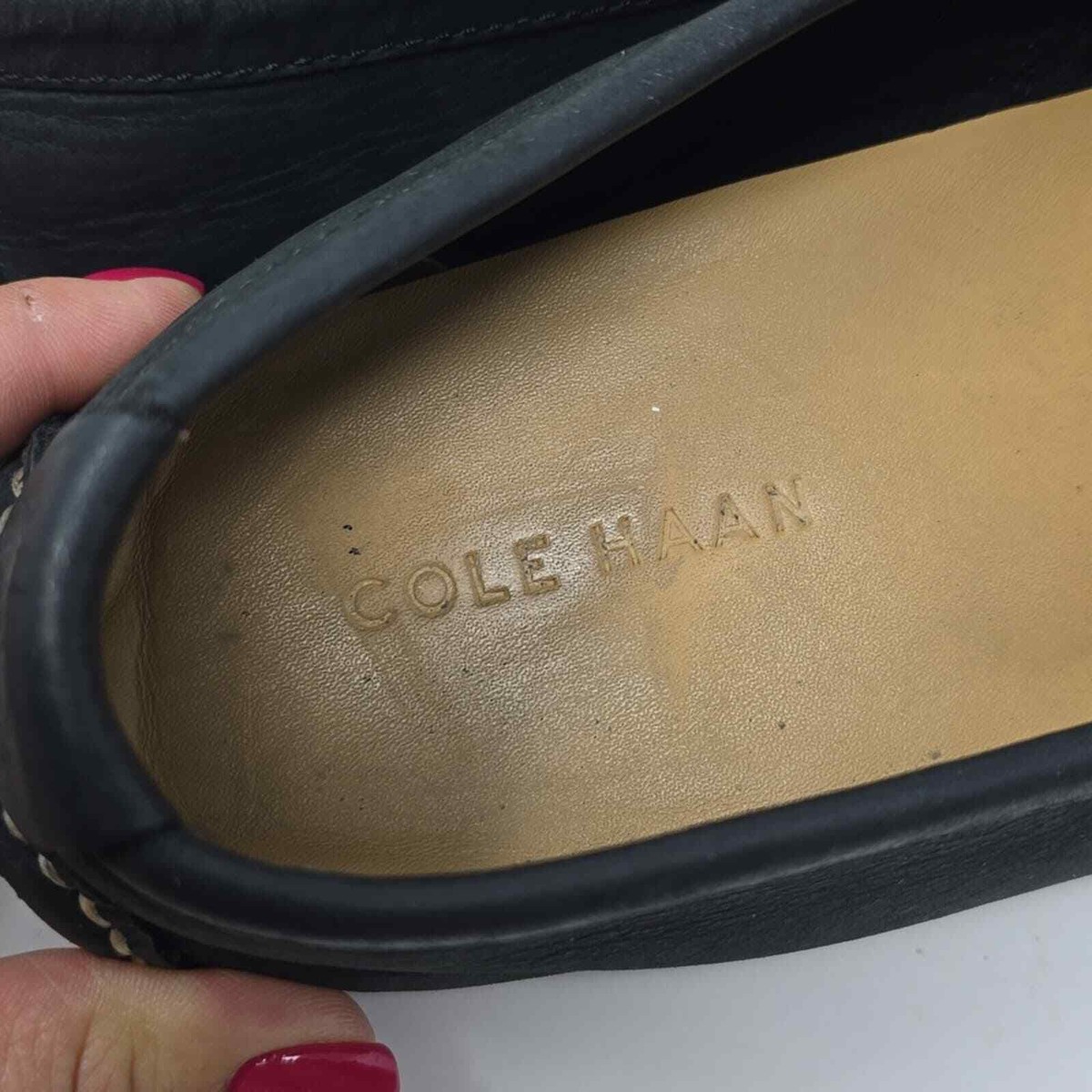 Cole Haan Driving Loafer Somerset Venetian Black Leather Shoes Size 10 Men main image 3