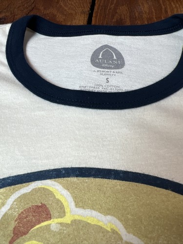 Disney's Aulani Resort and Spa Duffy and Friends Ringer T-Shirt Erwachsene Größe Small neu mit Etikett - Bild 5 von 11