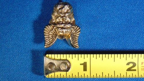 Vintage 1960's Bearded Viking Head with Winged Helmet Pin/Brooch - Picture 10 of 10