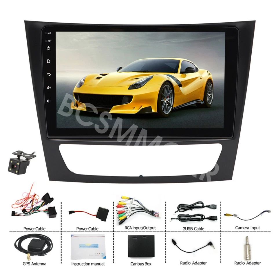 Radio Coche Pantalla Táctil GPS WIFI FM con Cámara Apta para Mercedes Benz CLS-500 2001-2011 Foto 4 de 4
