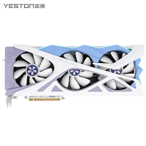 YESTON AMD  RX9070GRE  12G D6 Sakura Bridal OC Graphics card