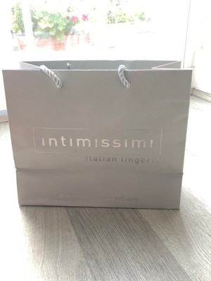 Intimissimi Borsa regalo piccolo logo ORIGINALE Compleanno Regalo Di Natale  Di Marca Borsa a mano | eBay