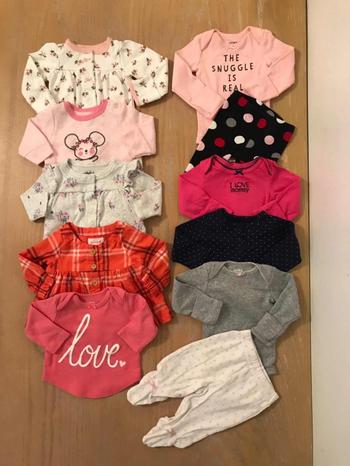 Carter's, Cat & Jack, Other Infant Girls Winter Clothing Lot of 11 Size Newborn