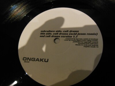 Subculture Cult Drums LP Maxi Vinyl Schallplatte Electr.Techno,House