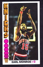 1976-77 TOPPS #98 EARL MONROE NEW YORK KNICKS