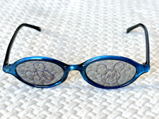 Kids Disney Blue Sunglasses With Mickey Mouse Image on Mirror Lens