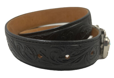 Justin 3D SPUR Top Grain Cowhide Leather Belt Made in USA 