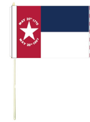 12x18 30.5cmx45.7cm Csa North Carolina Republic Steck Flagge Holz Staff (76.2cm