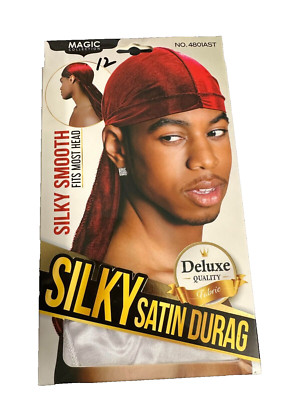 MAGIC SILKY SATIN DURAG PASST DEN MEISTEN KÖPFEN SEIDIG GLATT 4801AST