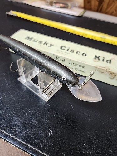 Vintage Wallsten Husky Musky Cisco Kid Lure Original With Box - Picture 6 of 11