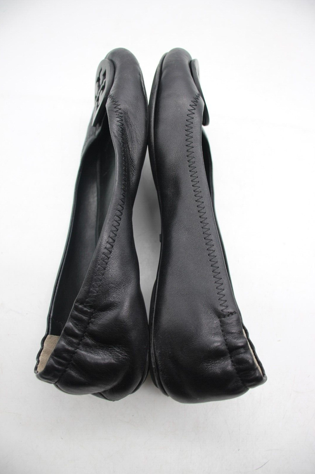 Tory Burch Ballet Flats Women's Size 6.5 M Black Leather Slip-On Casual Shoes thumbnail 6