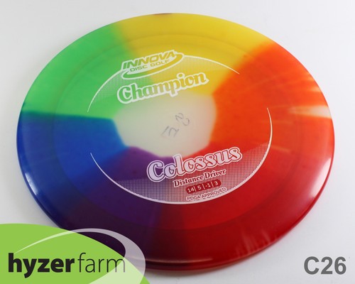 Innova DYED CHAMPION COLOSSUS 165-75 *pick weight/pattern* Hyzer Farm disc golf - Picture 27 of 68