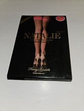 Honey Birdette Natalie Pink Stockings Luxury Thigh High Stay Ups size Medium new