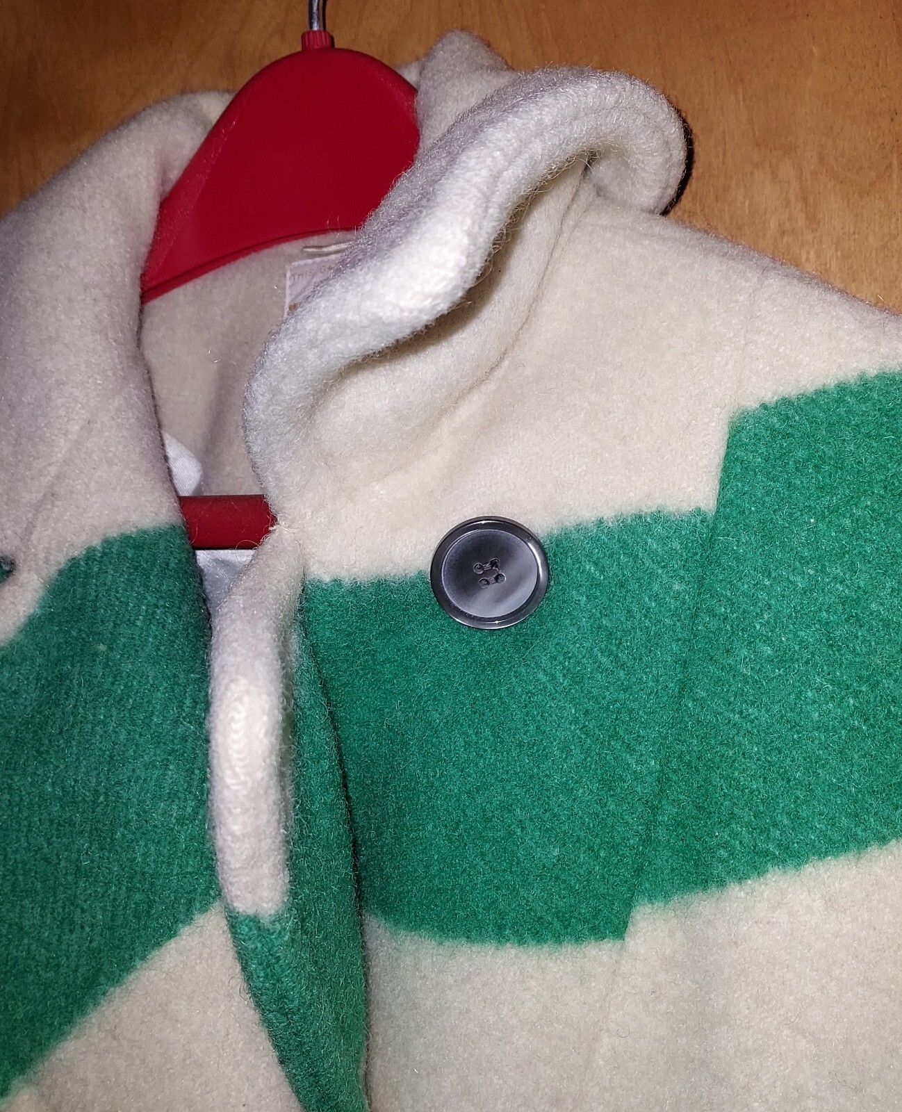 VINTAGE HUDSONS BAY BLANKET COAT 100 WOOL SIZE SMALLMEDIUM MINT