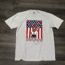 USA AMERICAN TEDDY BEAR 1996 VINTAGE T-SHIRT Large USA Rare VTG