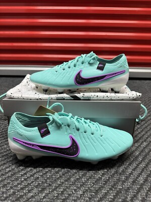 Nike Tiempo Legend 10 Elite SG-PRO Turquoise Soccer Cleats, Size 8 DV4329-300