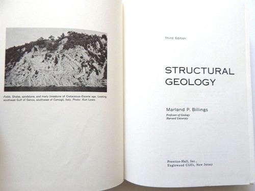 Structural Geology 3E Billings Faults Folds Igneous Rock Deformation - Picture 3 of 11