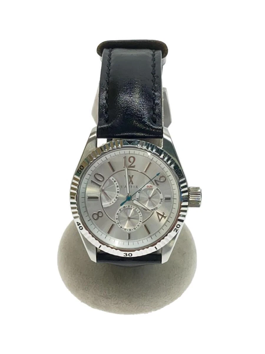 Vartix Automatic Watch//Leather/Slv/Blk/Wa3Vn/Alive G704 93 | eBay