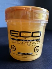 ECO Style Olive Oil  Shea Butter w/Black Castor Oil  Flaxseed Styling Gel 16oz