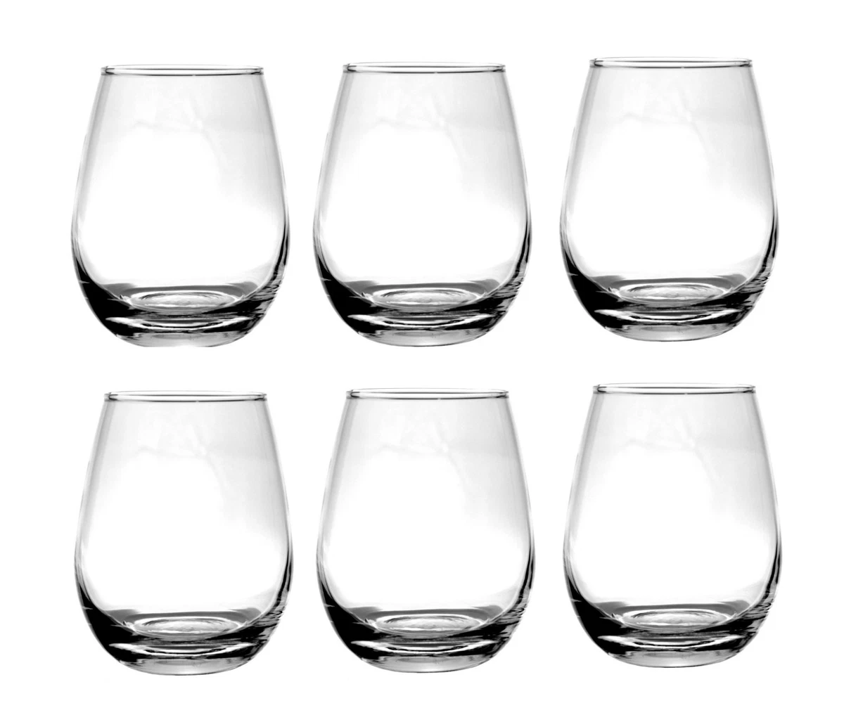 Water Whisky Juice Tumbler Drinking Glasses x6 350ml Water